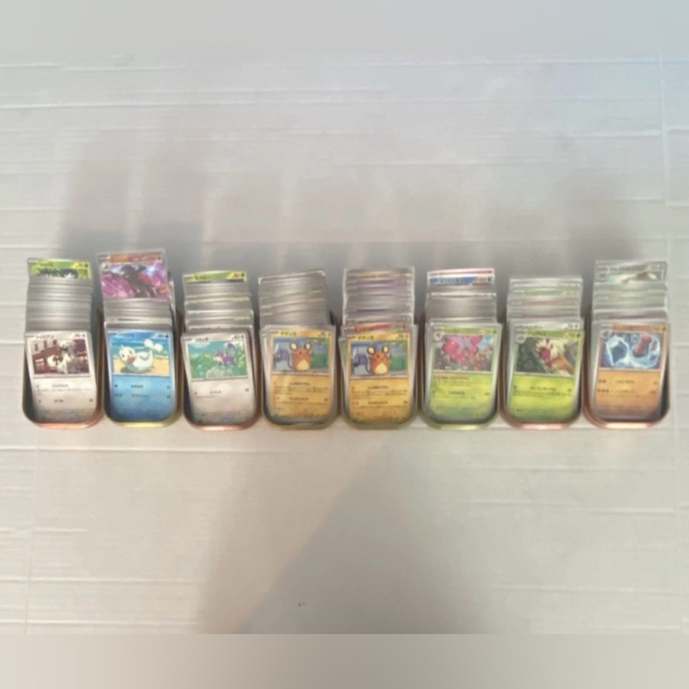 Bulk Japanese pokémon lot of 500 + 50 holos + 15 ex cards common/uncommon/rare